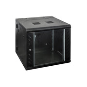 Showgear RCA-WMH-9 9U 19" Patch Panel Rack, montaggio a parete, cerniera posteriore