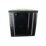Showgear RCA-WMH-12 12U 19" Patch Panel Rack, montaggio a parete, cerniera posteriore