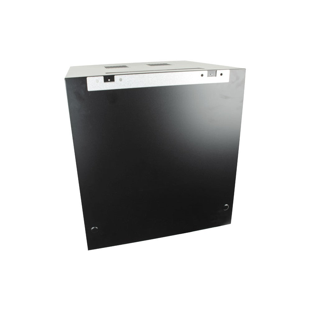 Showgear RCA-WMH-12 12U 19" Patch Panel Rack, montaje en pared, bisagra trasera