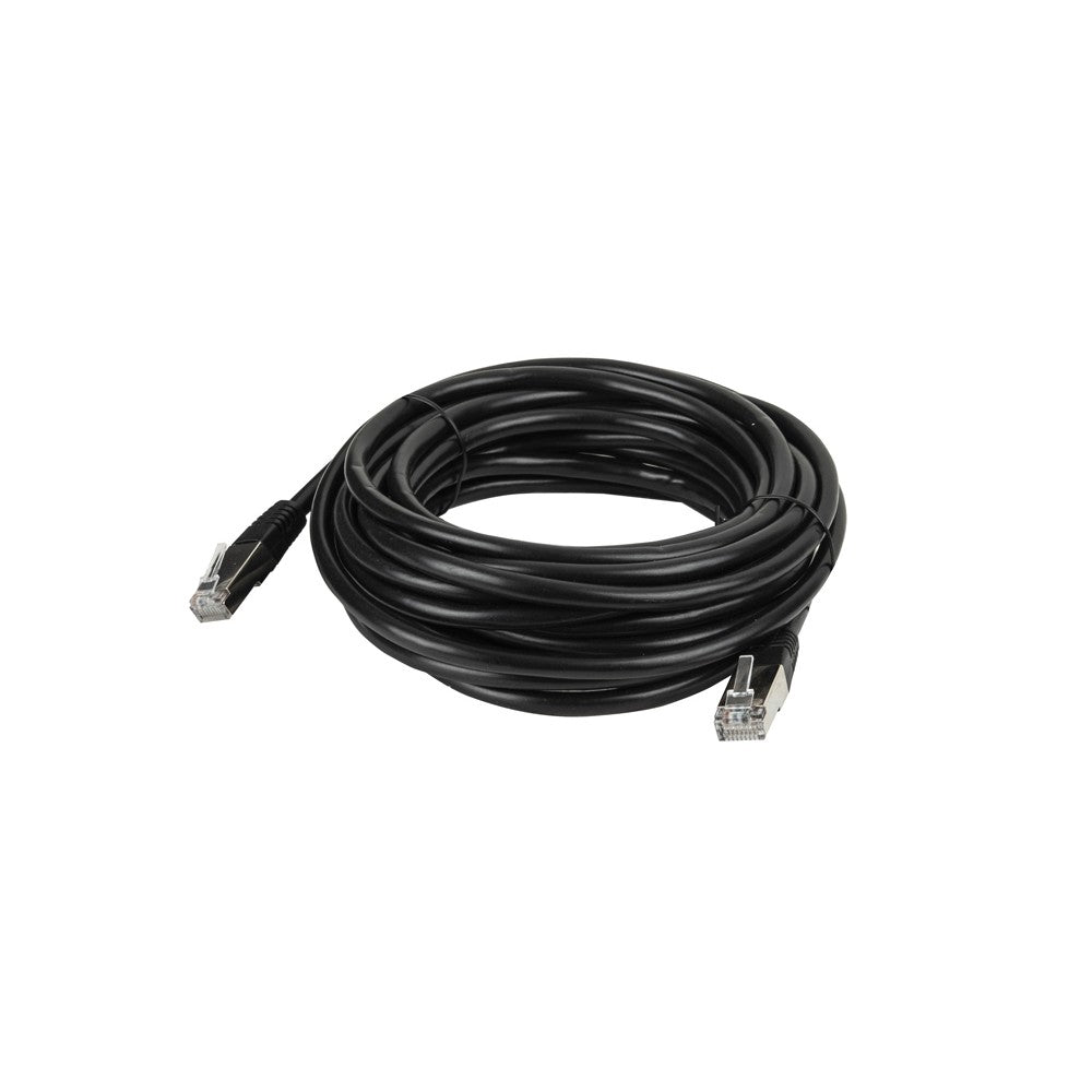 DAP CAT6 Cable - F/UTP Black 75 cm, Nero