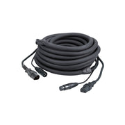 DAP FP12 Cavo di alimentazione/DMX 3P nero 6mt