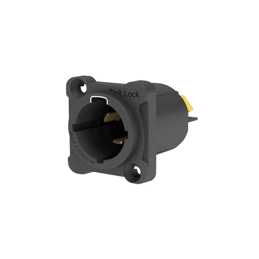 Seetronic Power Pro True Inlet Chassis Connector - Male - D-Size Connettore di rete di blocco da 20 A