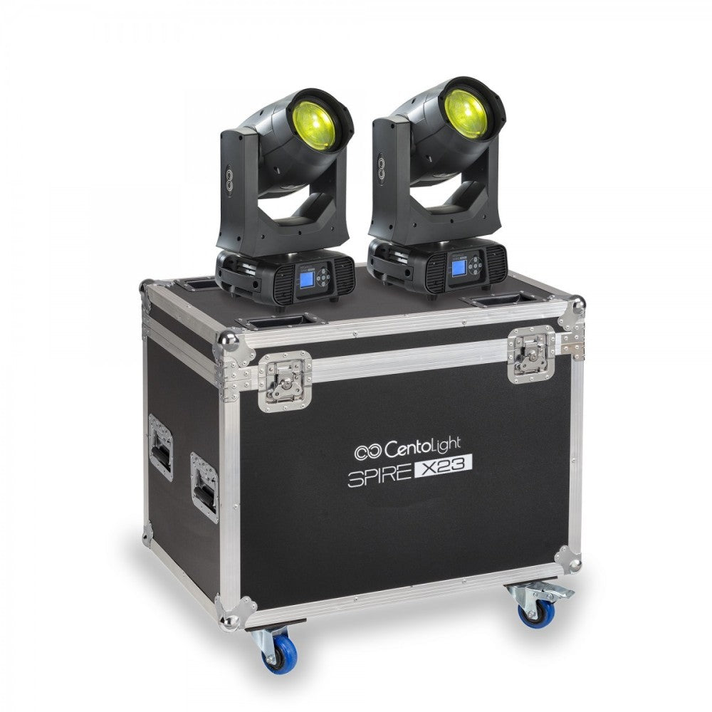 CENTOLIGHT SPIRE X23 CON FLIGHT CASE