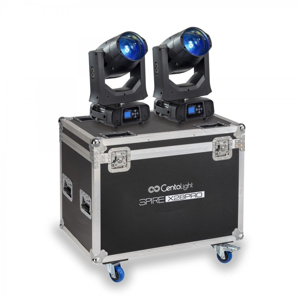 CENTOLIGHT SPIRE X28 PRO CON FLIGHT CASE