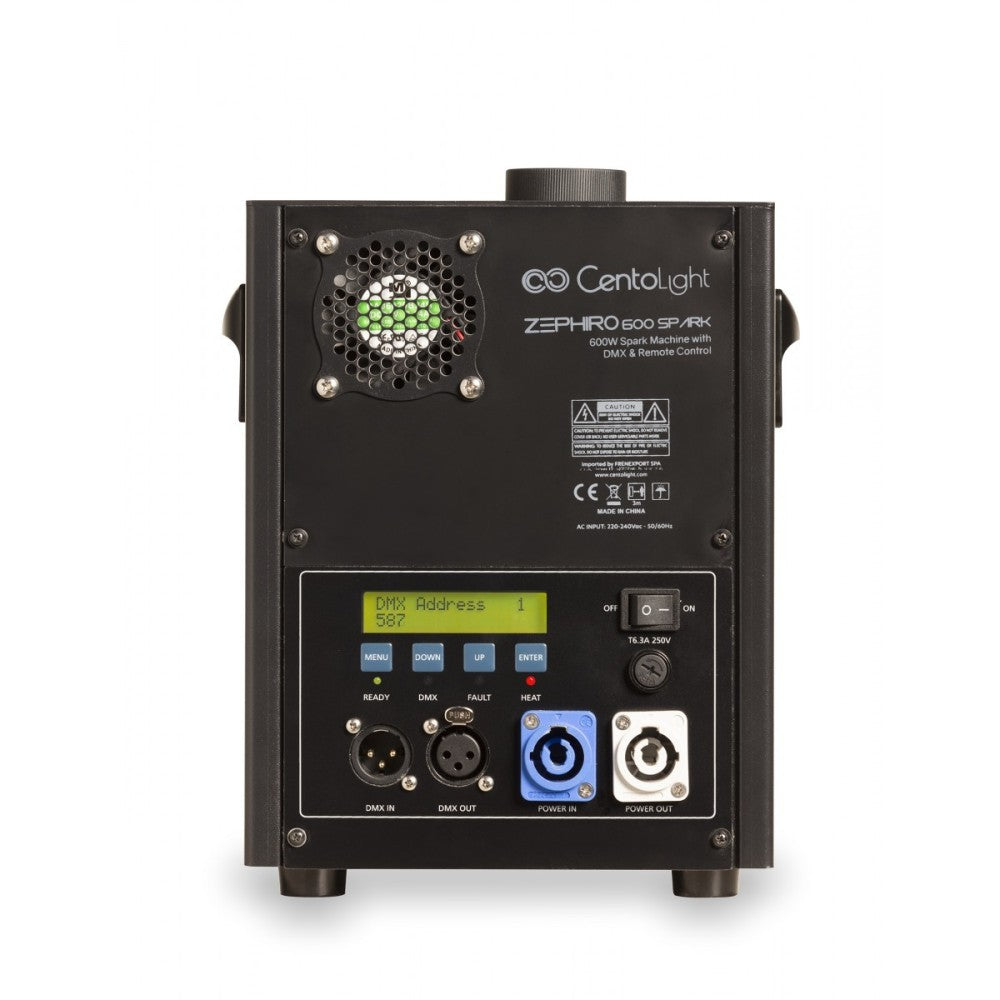 CENTOLIGHT ZEPHIRO 600 SPARK MACCHINA PER SCINTILLE 600W
