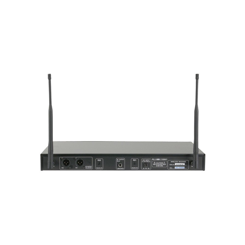 DAP ER-216B Ricevitore PLL UHF a 2 canali - 16 freq - 618–638 MHz