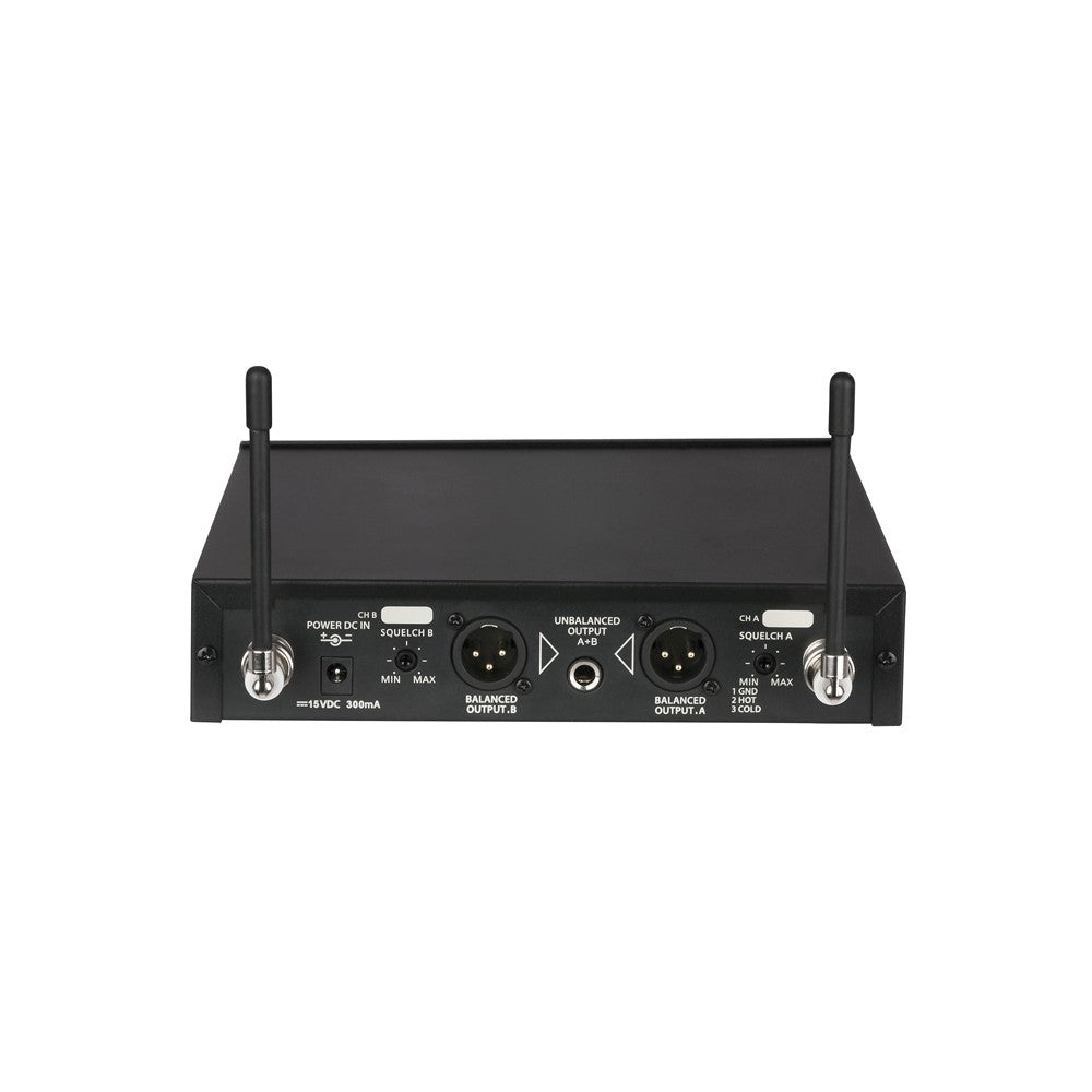 DAP COM-42 Set microfono wireless UHF, 2 canali