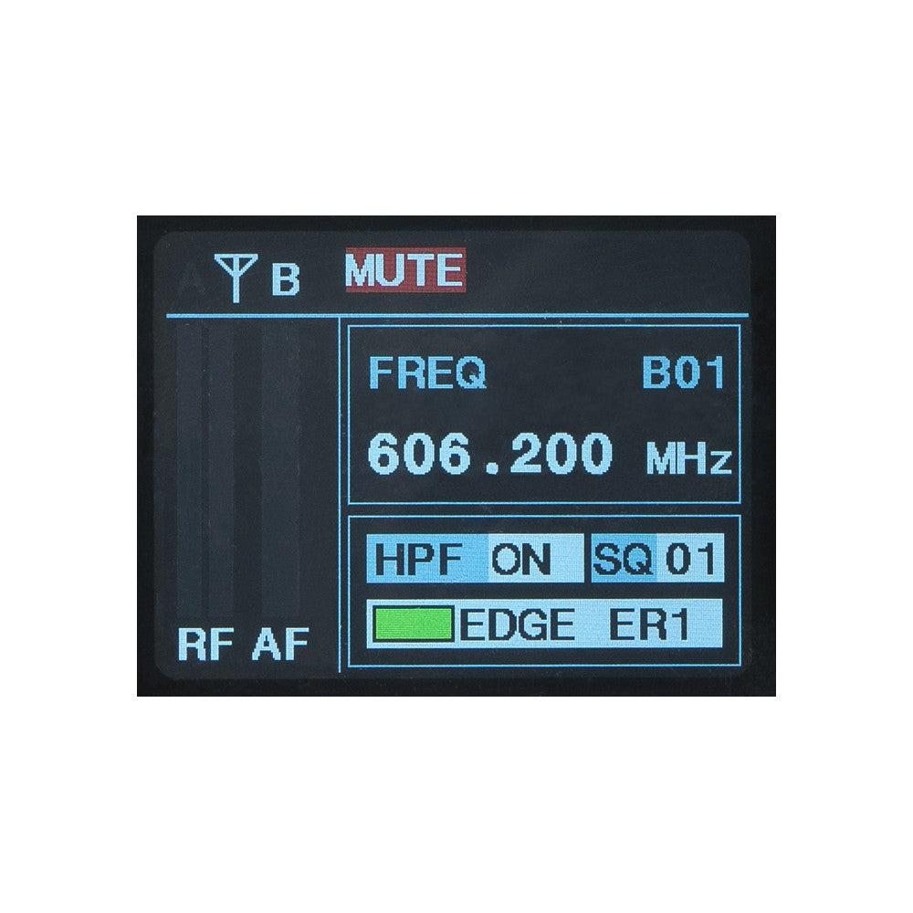 DAP EDGE EHS-1 Juego de micrófono de mano inalámbrico - 606–668 MHz
