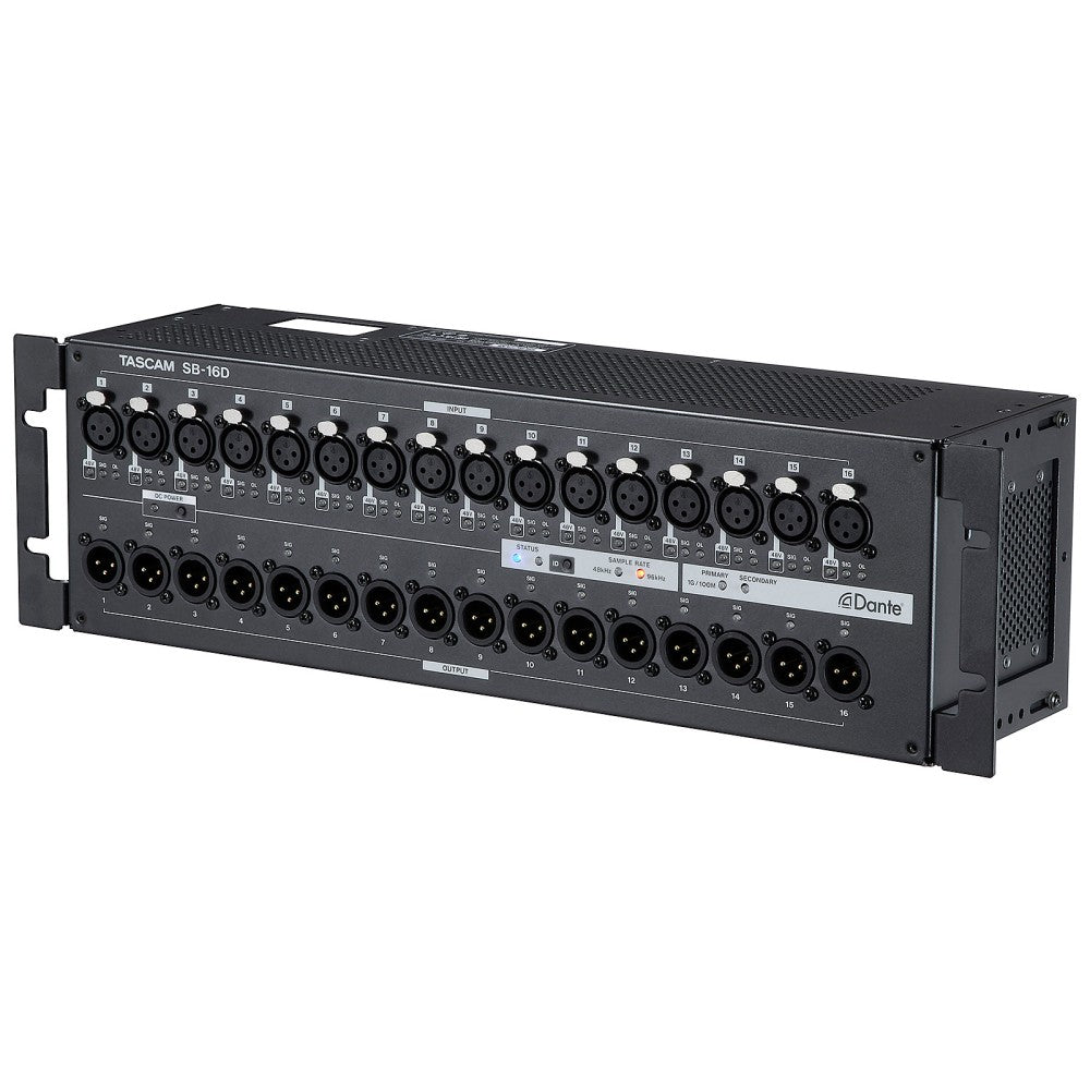 Tascam SB-16D DANTE stage box 16 IN - 16 OUT