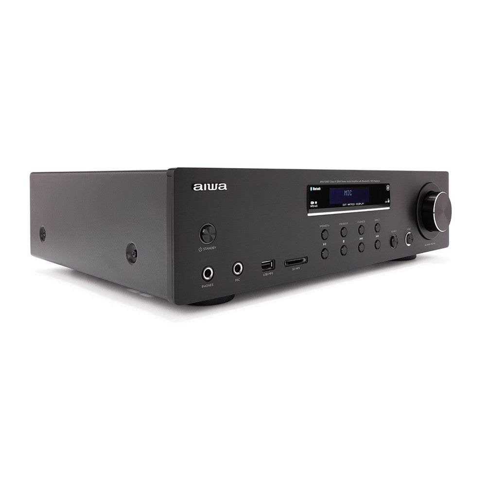 Aiwa AMU-120BTBK Amplificatore Stereo multi-applicazione 60+60W