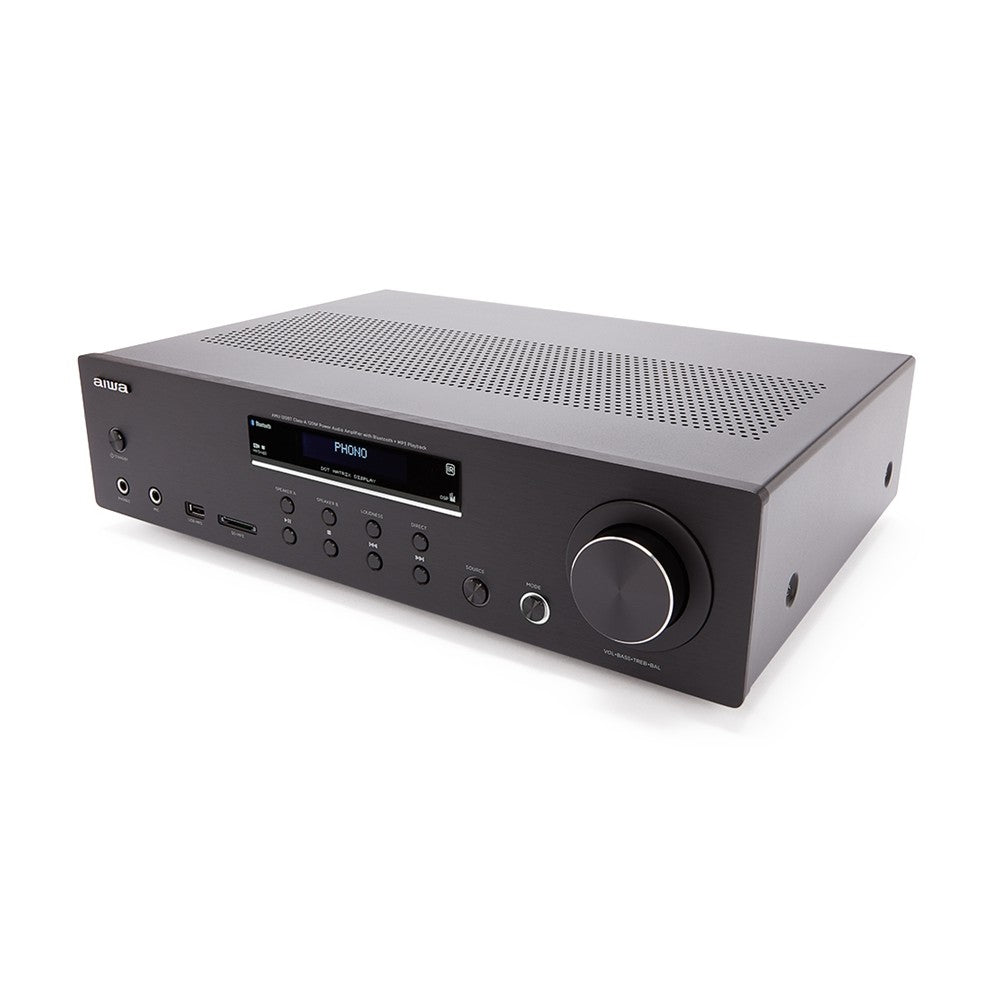 Aiwa AMU-120BTBK Amplificador estéreo multiaplicación 60+60W
