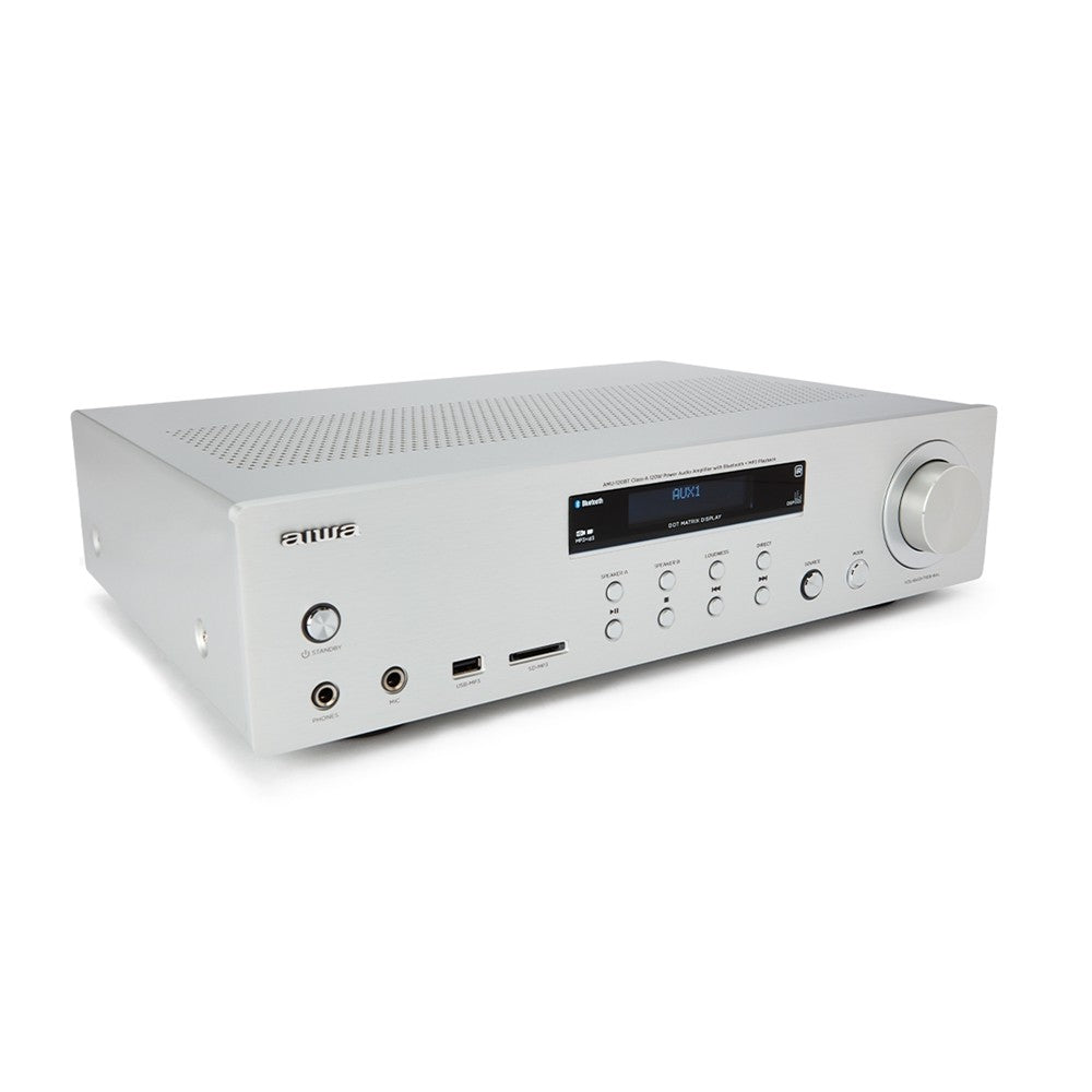 Aiwa AMU-120BT/SL Amplificatore Stereo multi-applicazione 60+60W
