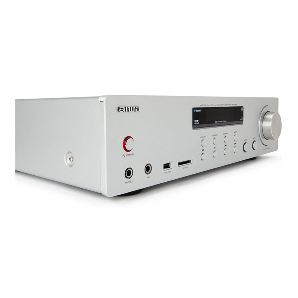 Aiwa AMU-120BT/SL Amplificatore Stereo multi-applicazione 60+60W