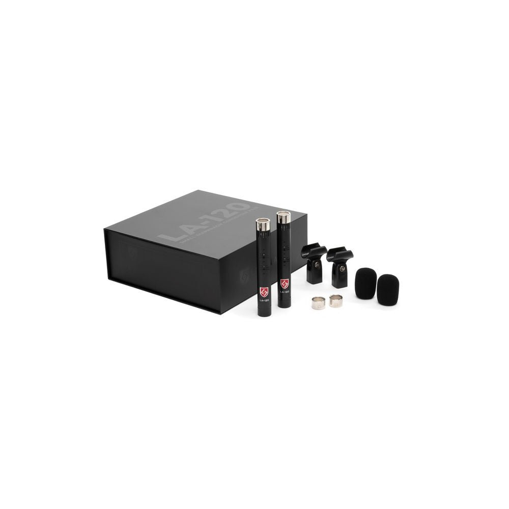 LAUTEN LA-120 V2 BLACK SERIES Small Diaphragm Condenser Microphone Pair