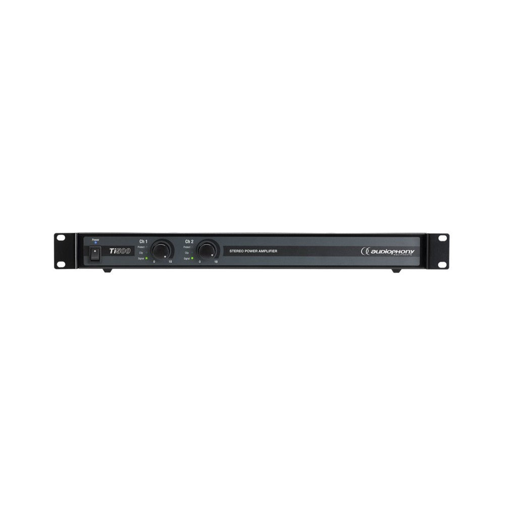 Audiophony 2 channels power amplifier, 2 x 250 W on 4 ohm, Class-D, 1U rack