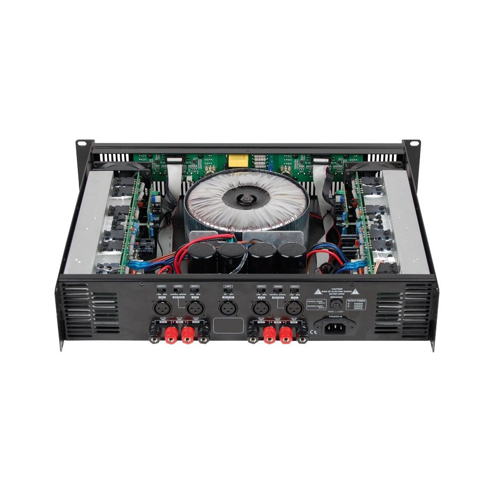 Amplificador de potencia Audiophony de 4 canales, 4 x 200 W RMS a 8 ohmios, 2 x 600 W estéreo en puente