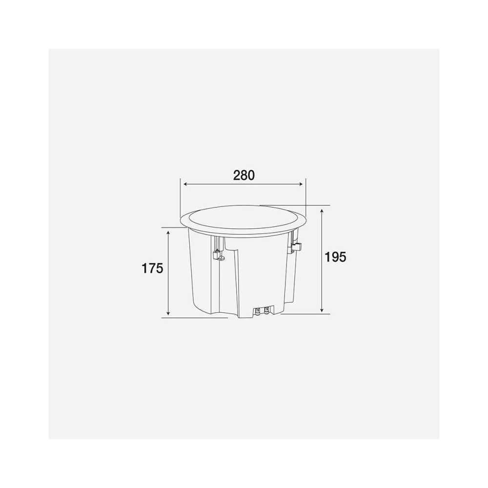 Audiophony 8ohm recessed HiFi speaker