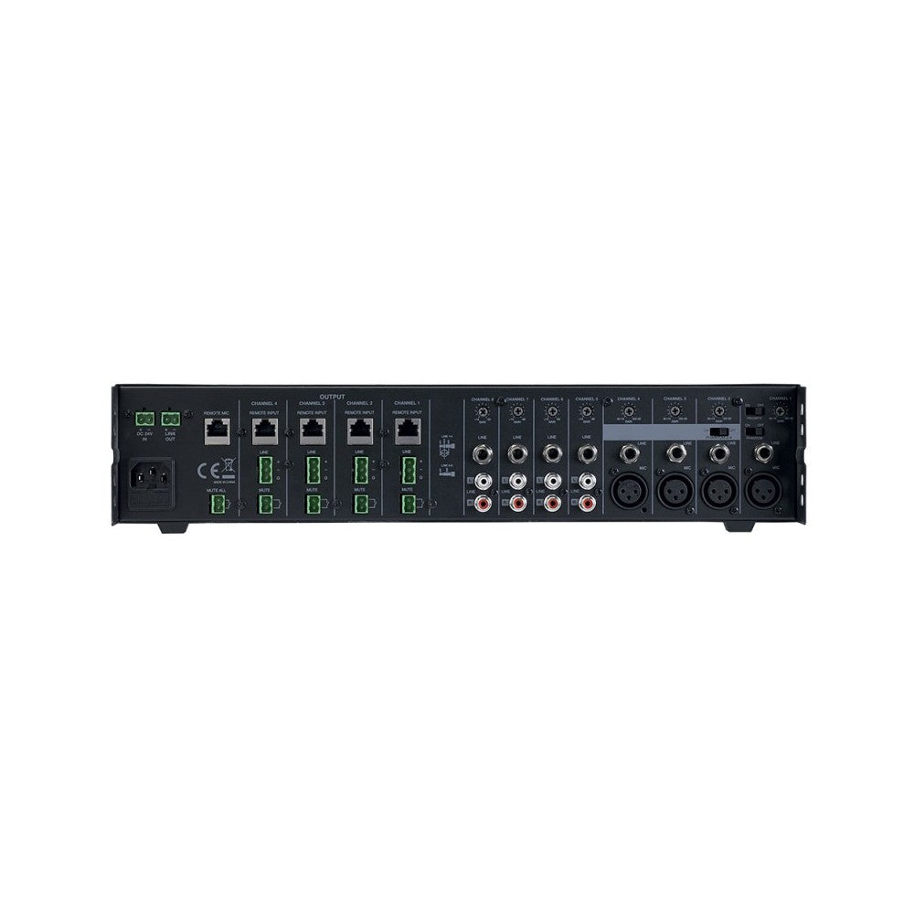 Audiophony Mixing desk- 8 channels 4 independent output zones