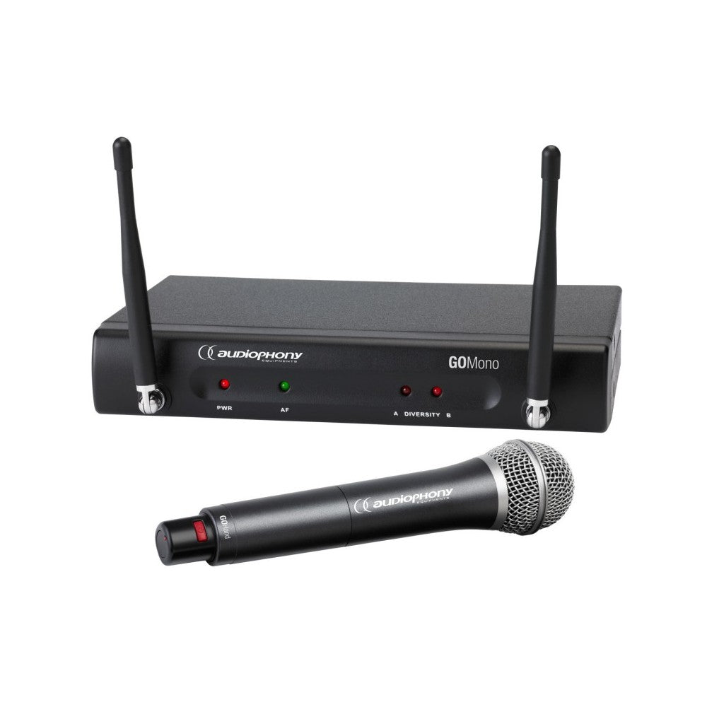 Audiophony 1 GO Mono receiver + 1 GO Hand handheld transmitter