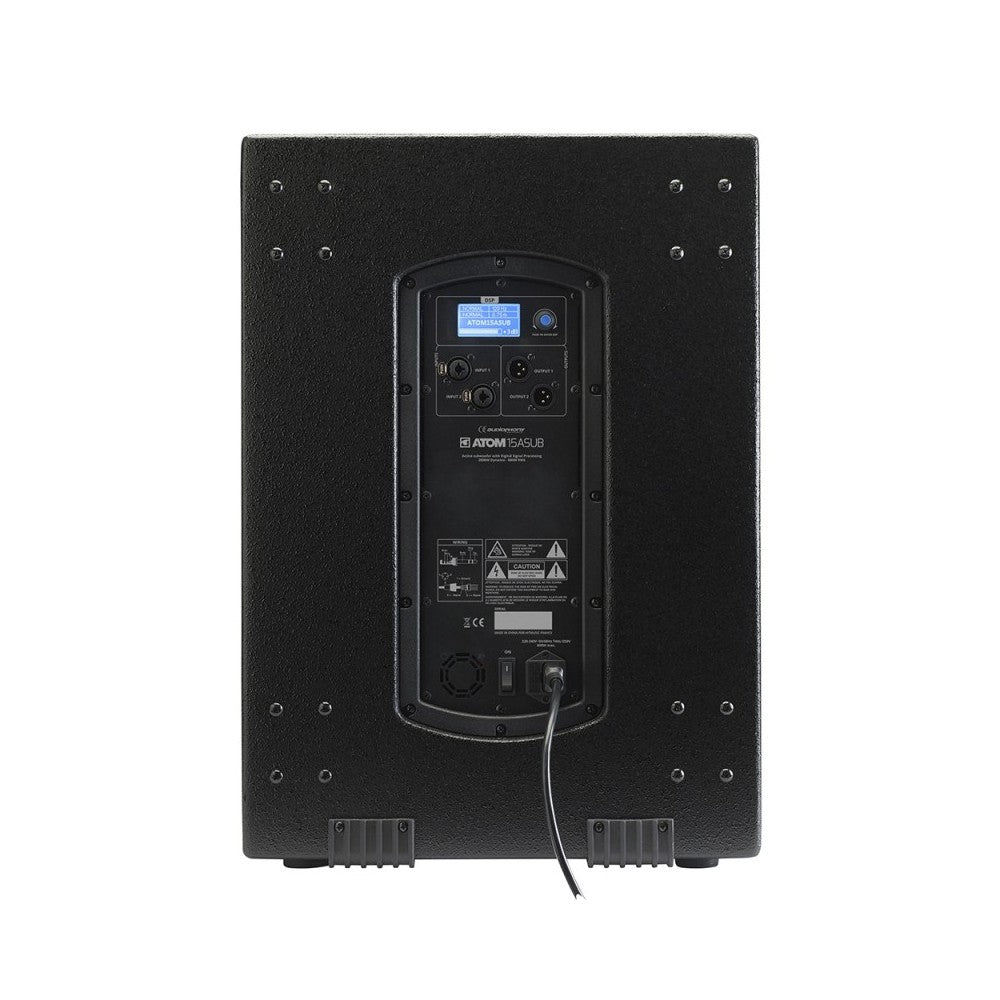 Subwoofer activo Audiophony de 15 pulgadas con DSP