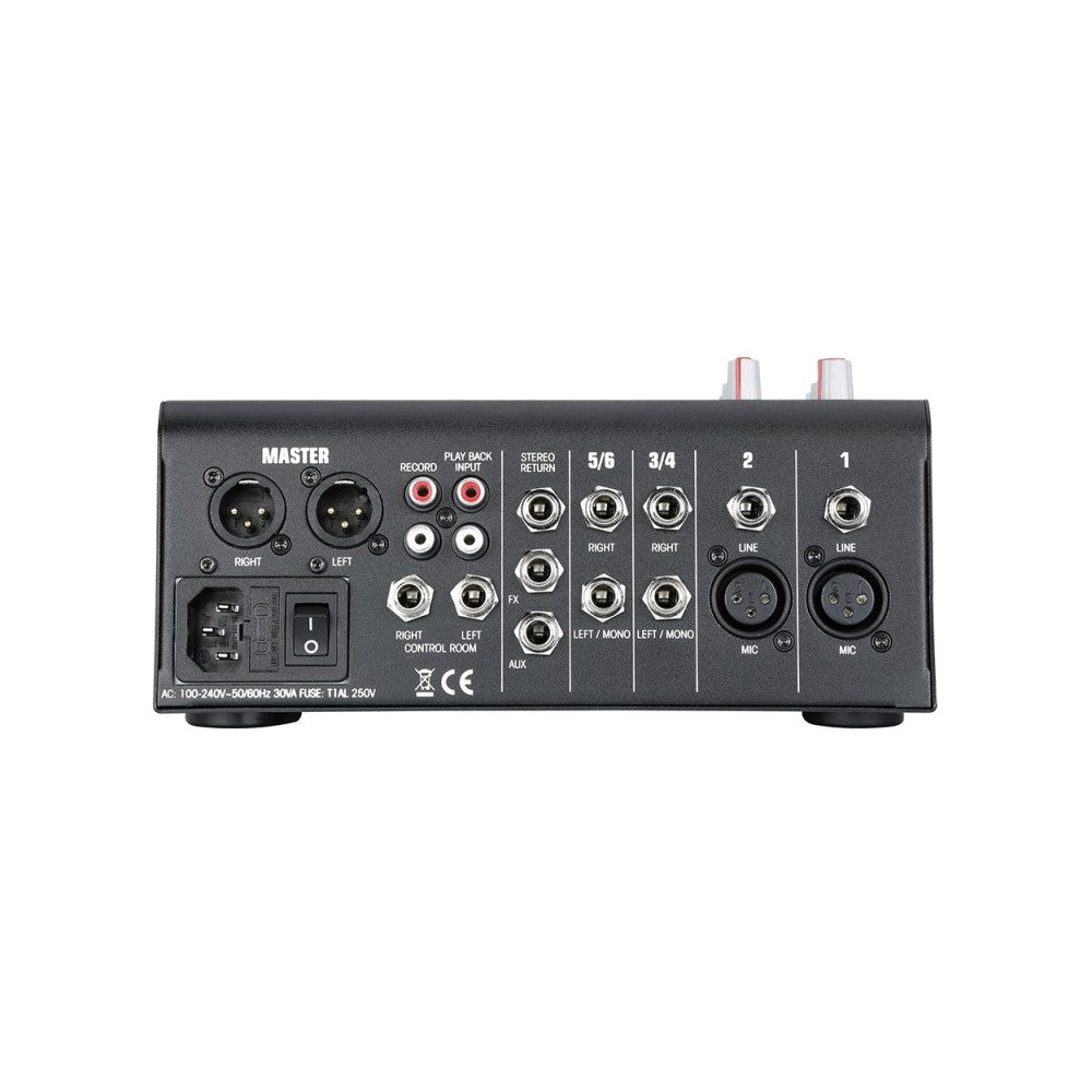 Audiophony Mezclador 6 canales + compresor + efectos + reproductor USB/SD/BT