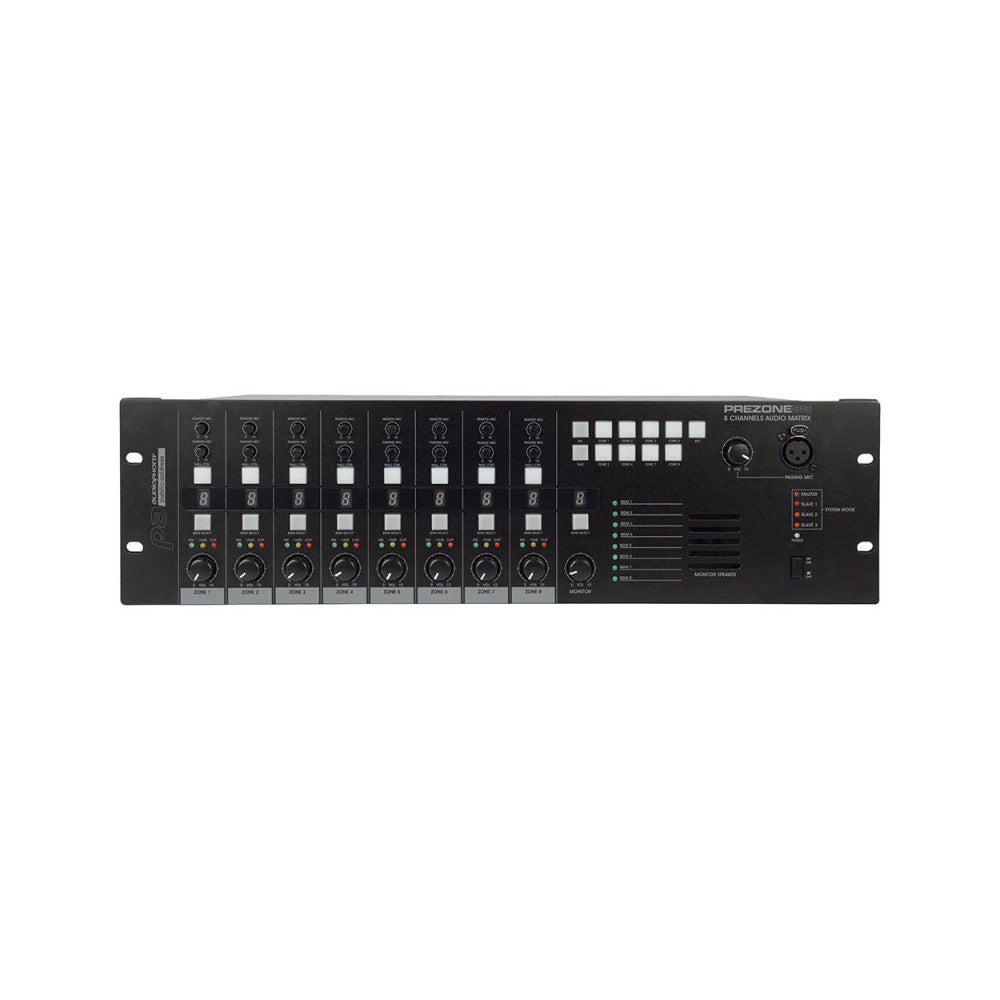 Audiophony Analog matrix 8 inputs 8 outputs 8 outputs