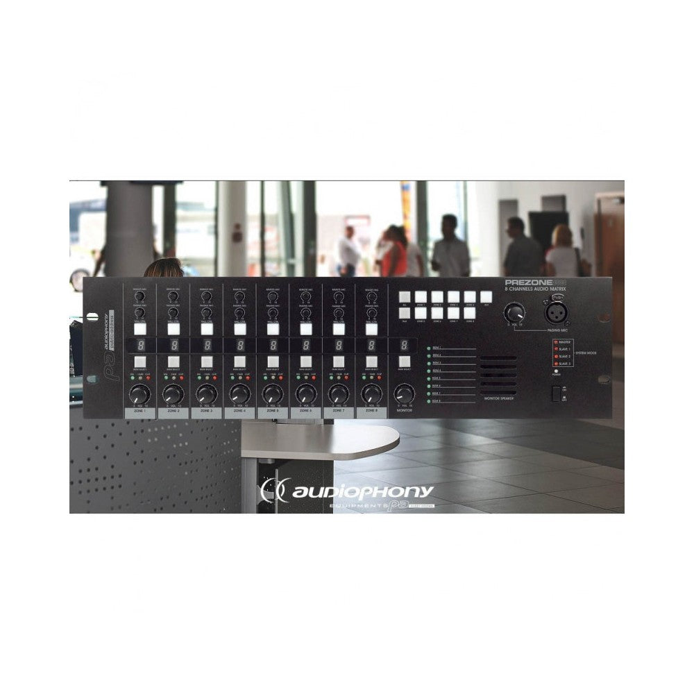 Audiophony Analog matrix 8 inputs 8 outputs