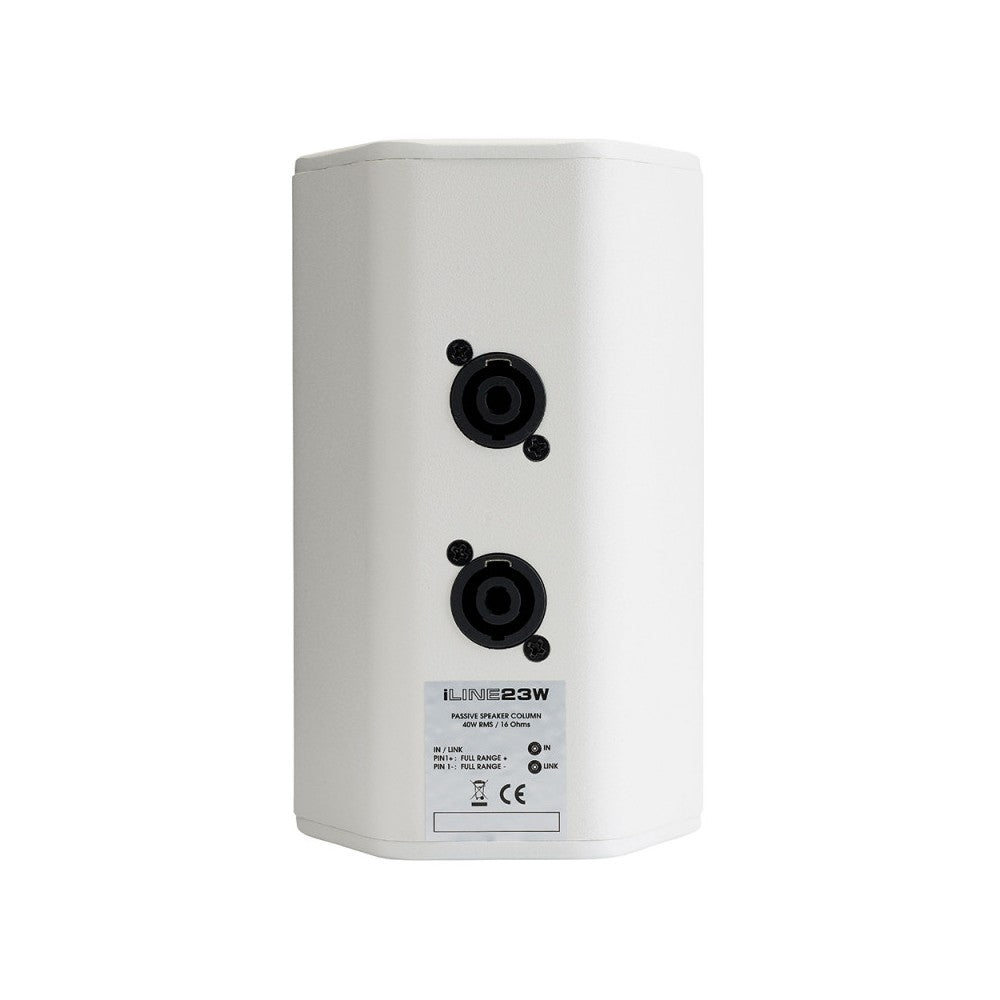 Columna Audiophony 40W a 16ohm con 2 altavoces de 3 pulgadas para instalación -Blanco