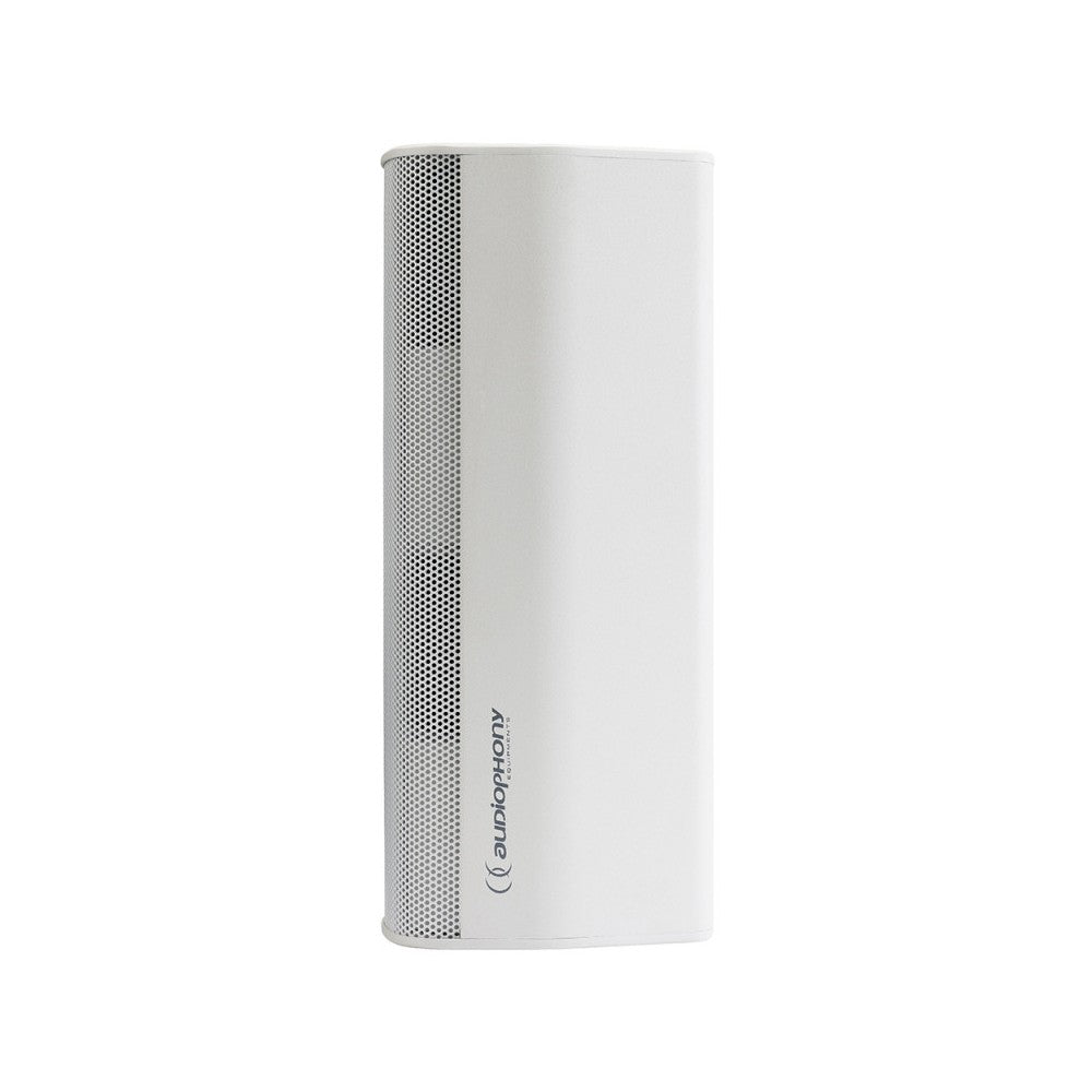 Audiophony Columna de 80 W a 8 ohmios con 4 altavoces de 3 pulgadas para instalación - Blanco