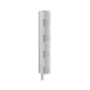 Audiophony 160W @ 16ohm column with 8 3-inch speakers -With stackable connector base - white