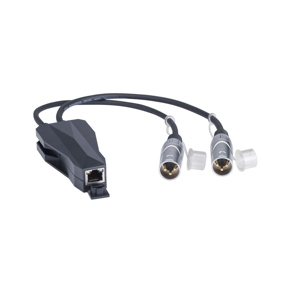 Audiophony Dante converter RJ45 to XLR3 analog Out