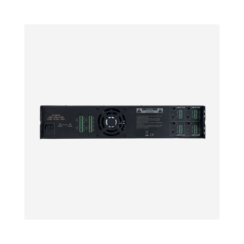 Audiophony Public Address Amplifier 4-Channel - 4 x 240W