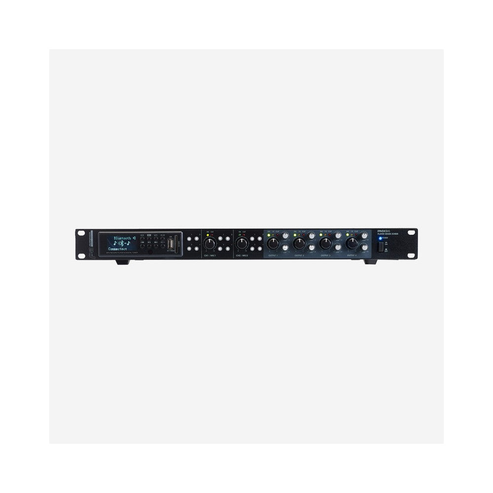 Audiophony Mixer 3 input 4 output with multimedia reader