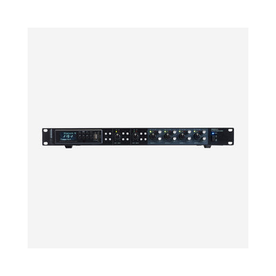 Audiophony 3-input 4-output mixer with multimedia reader