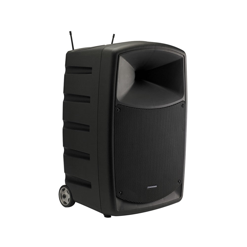 Audiophony 120W portable sound systemWith battery, Bluetooth and 500MHz HF system