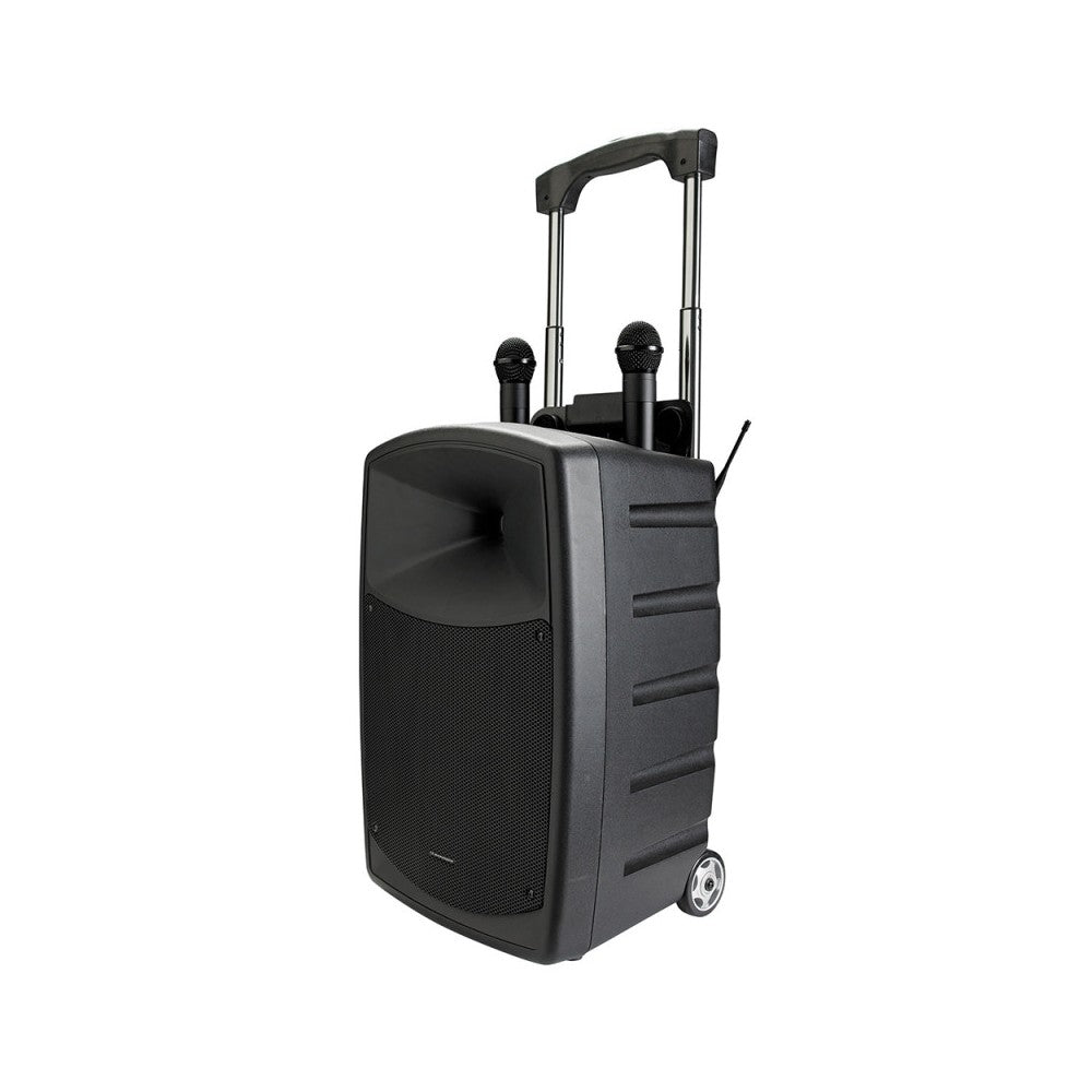 Audiophony 120W portable sound systemWith battery, Bluetooth and 500MHz wireless system