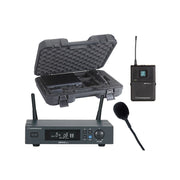 Audiophony Set of UHF True Diversity receiver + bodypack + Lavalier microphone + transport case - 500MHz