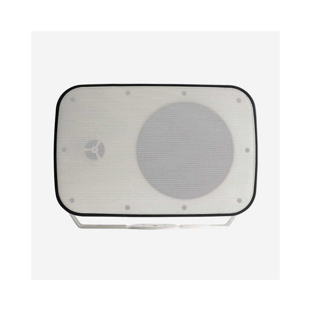 Audiophony 8″ + 1″ speaker + Bass radiator 80 W 100 V and 8 ohms – IP65 -  White