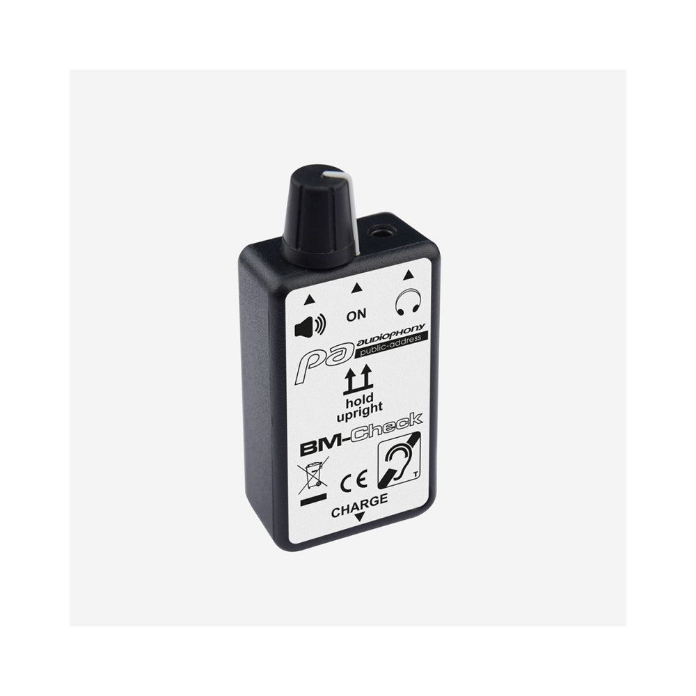 Audiophony Simul prosthesis for loop amplifier with headphone