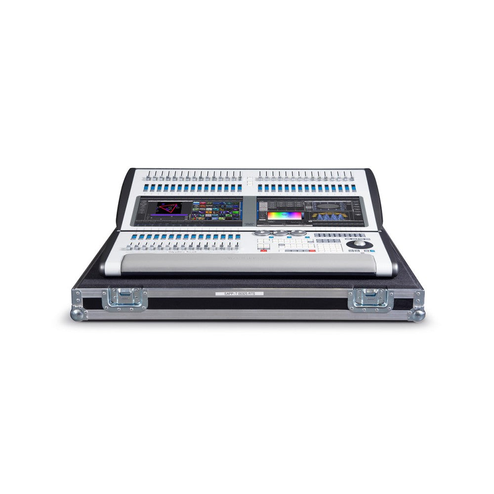 Avolites Sapphire Touch y flight-case multimedia incluido.
