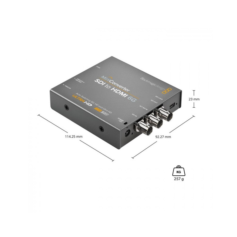 Blackmagic Design SDI to HDMI converter with audio up to UltraHD
