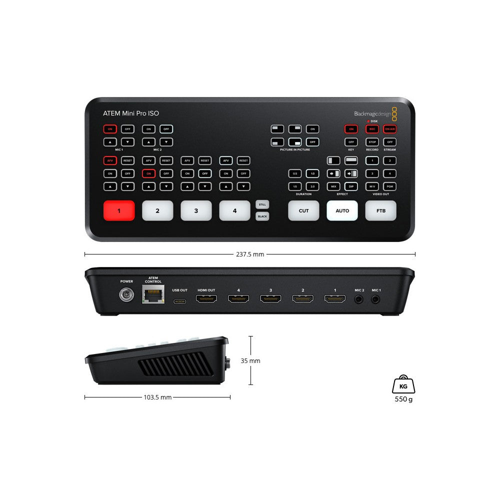Blackmagic Design ATEM Mini Pro ISO