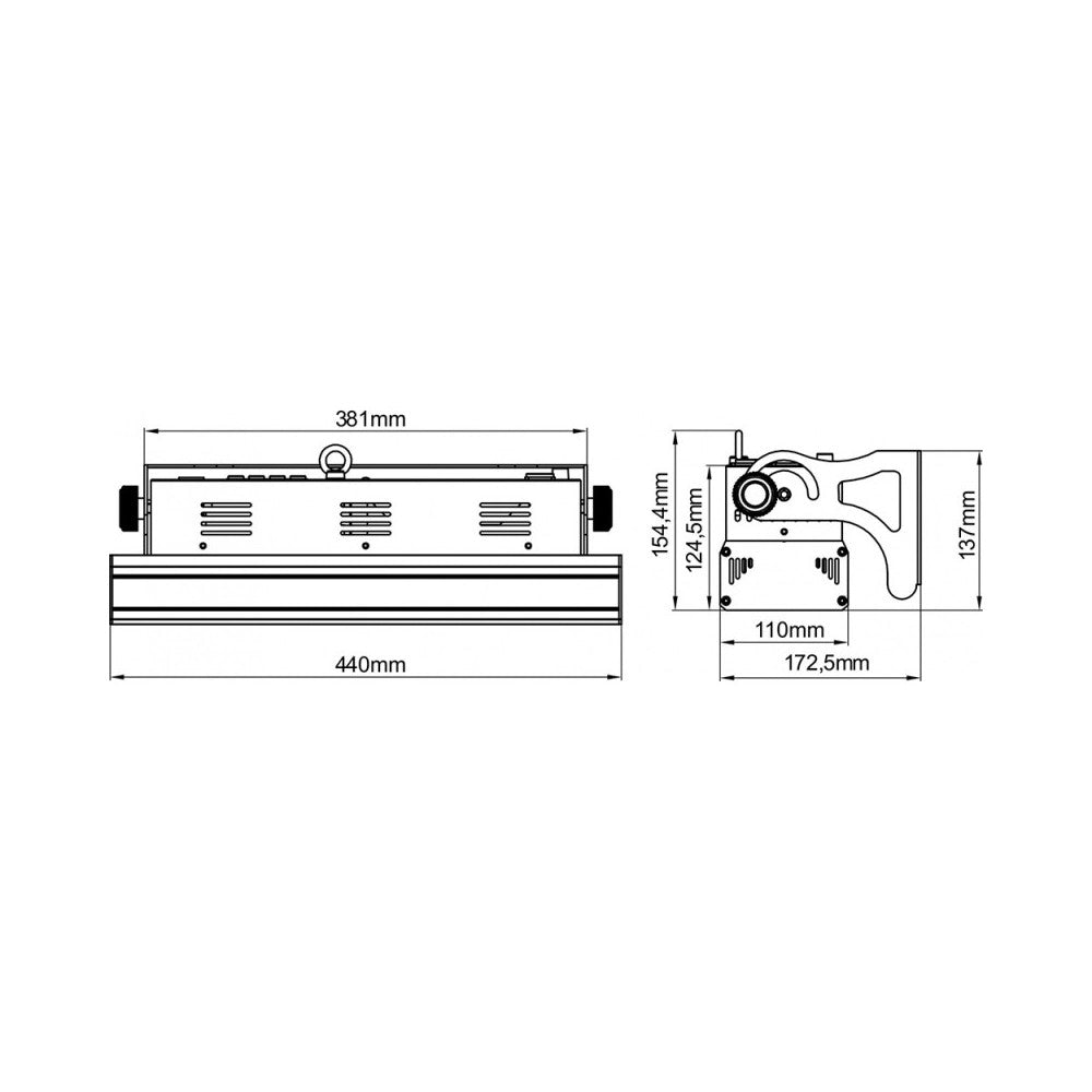 Briteq Proyector LED RGB (4x30W COB)