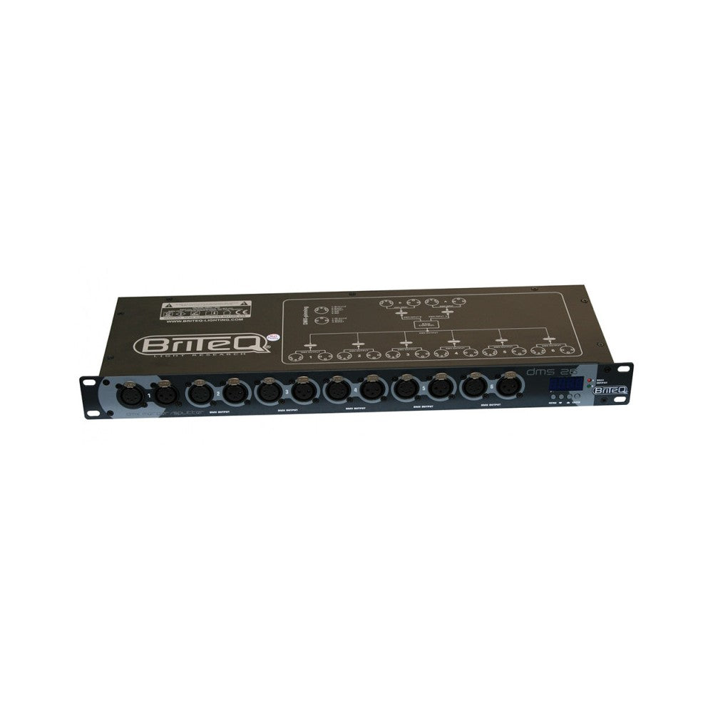 Briteq DMX Merger+Splitter+Booster, 2in/8out