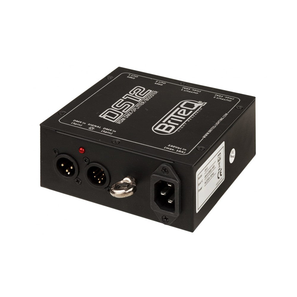 Briteq DMX Splitter + IEC 1in/2out
