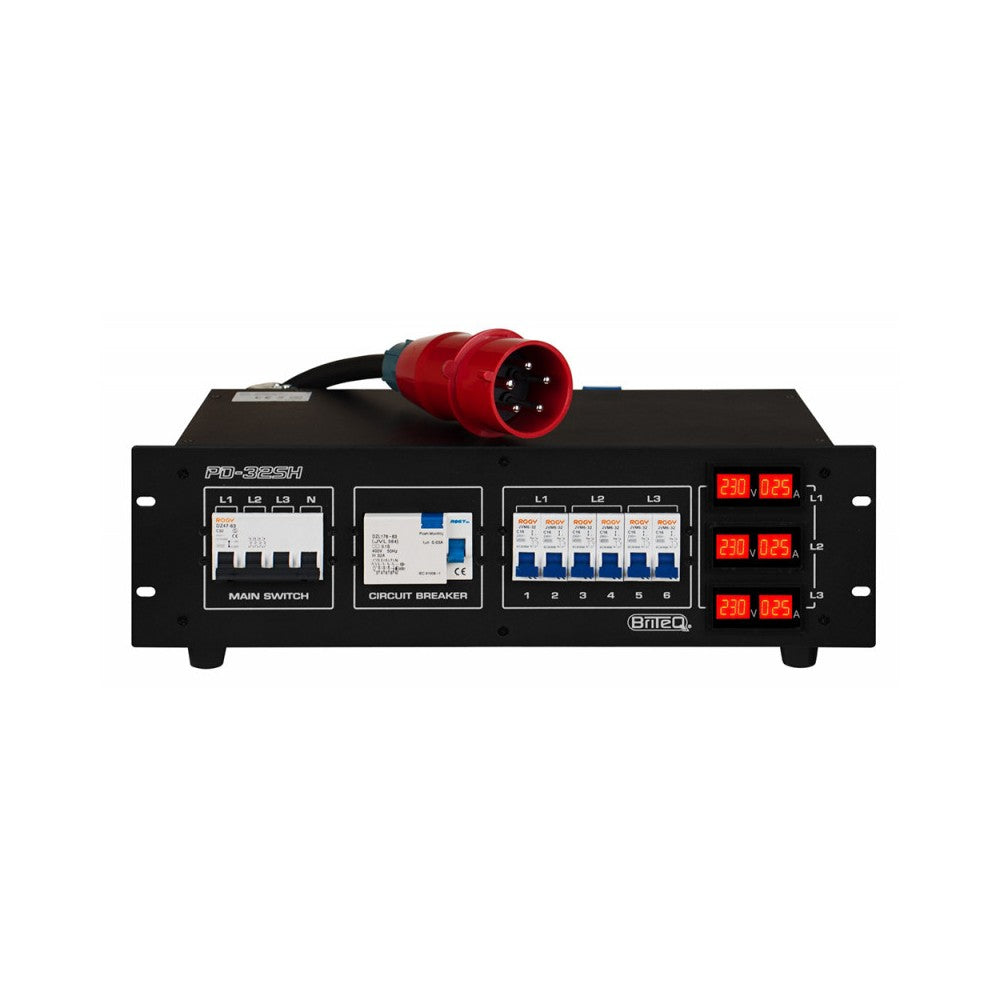 Briteq PD-32SH/FRA-BEL - Power distributor 32 A / HARTING+SOCAPEX (F