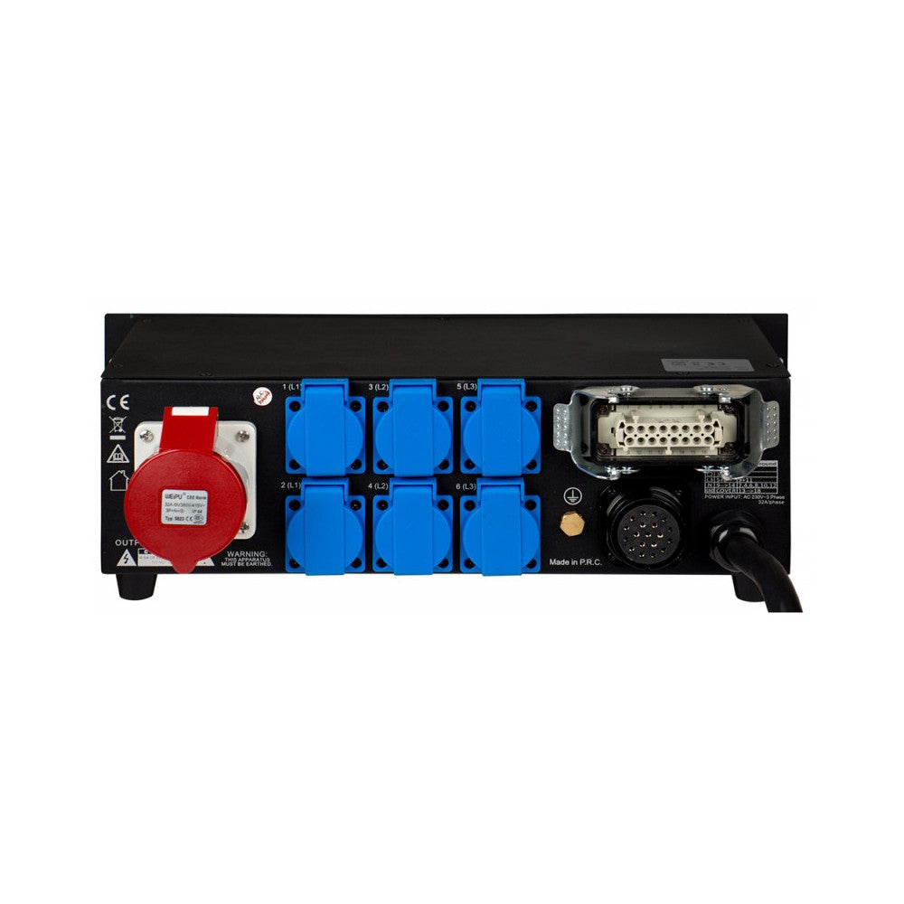 Briteq PD-32SH/FRA-BEL - Distribuidor de corriente 32 A / HARTING+SOCAPEX (F