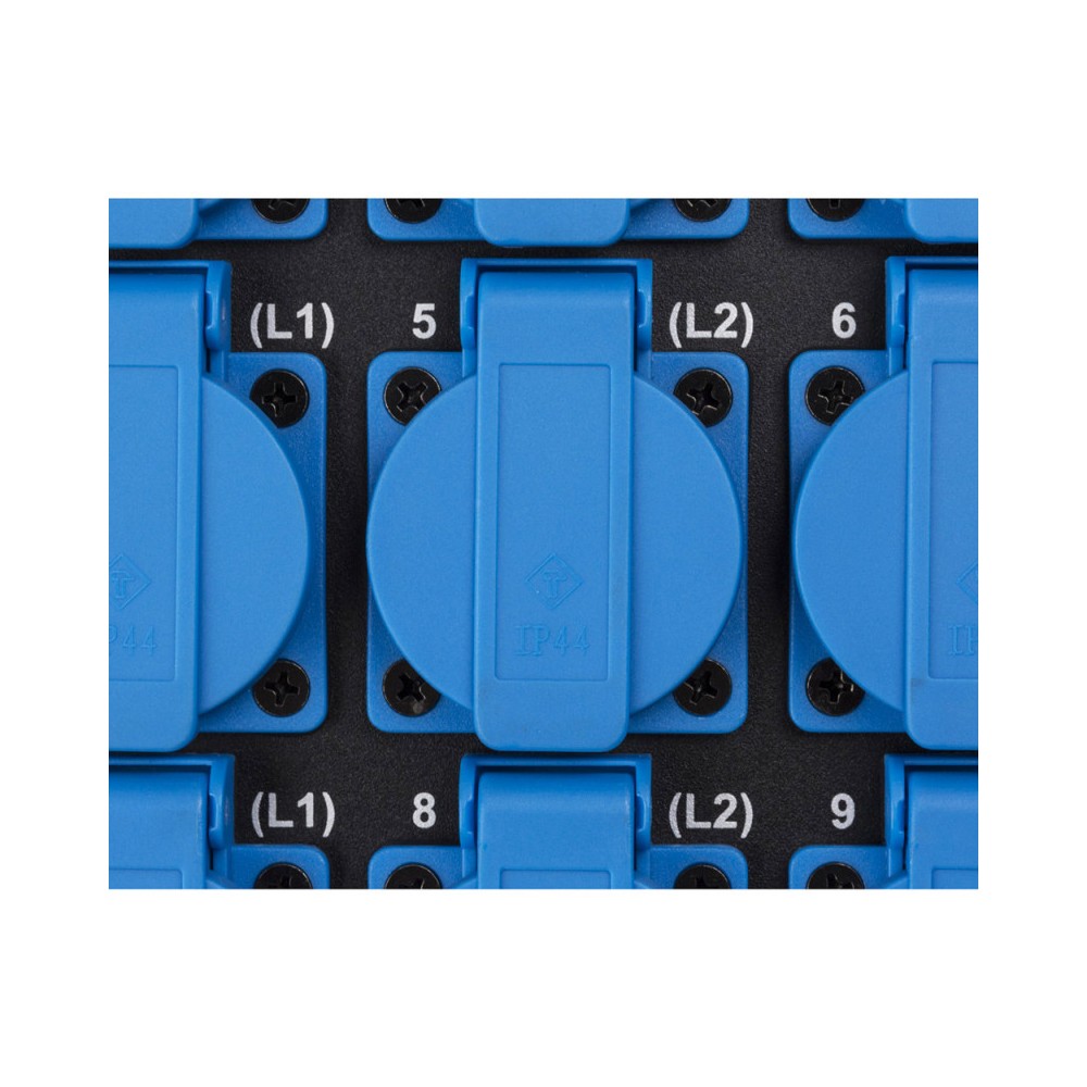 Briteq PD-63SH/FRA-BEL - Distribuidor de corriente 63 A / HARTING+SOCAPEX (F