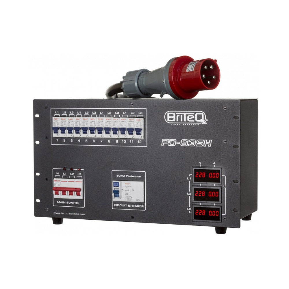 Briteq Power Distributor 63A / Harting+Socapex (GER)