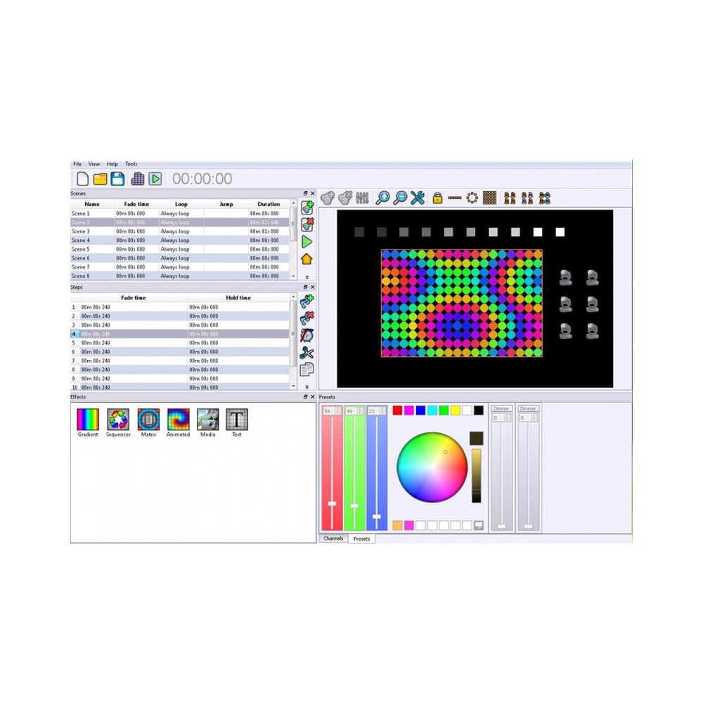 Briteq DMX Interface 1024ch, XLR, Chromateq software